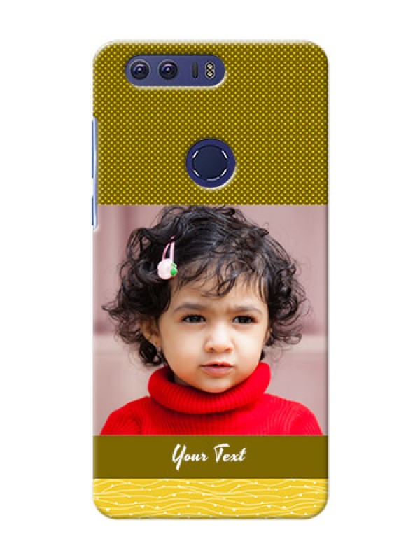 Custom Huawei Honor 8 Simple Green Colour Mobile Case Design