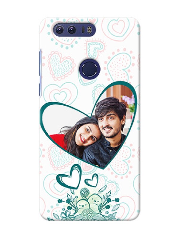 Custom Huawei Honor 8 Couples Picture Upload Mobile Case Design