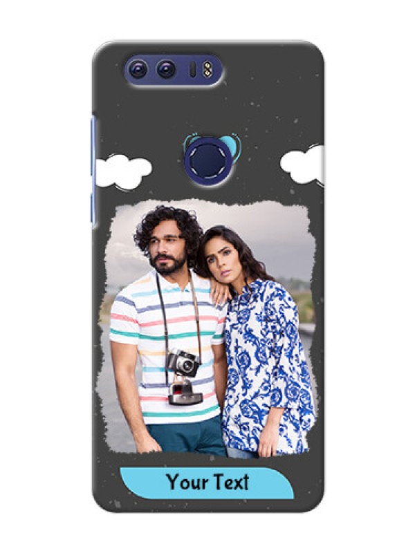 Custom Huawei Honor 8 splashes backdrop with love doodles Design