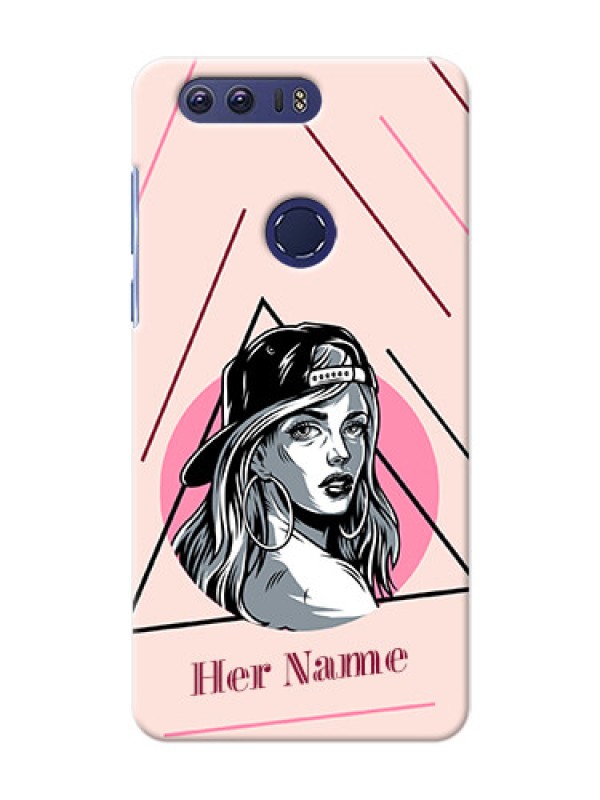 Custom Honor 8 Custom Phone Cases: Rockstar Girl Design