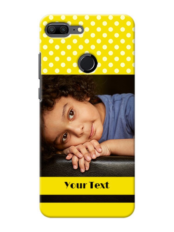 Custom Huawei Honor 9 Lite Bright Yellow Mobile Case Design