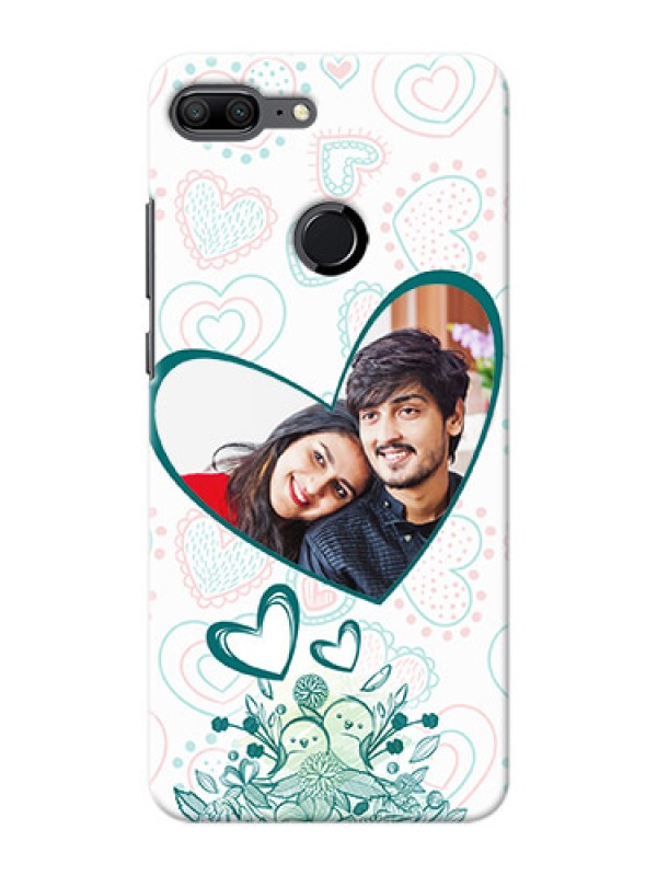 Custom Huawei Honor 9 Lite Couples Picture Upload Mobile Case Design