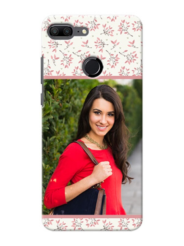 Custom Huawei Honor 9 Lite Floral Design Mobile Back Cover Design