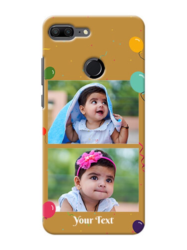 Custom Huawei Honor 9 Lite 2 image holder with birthday celebrations Design