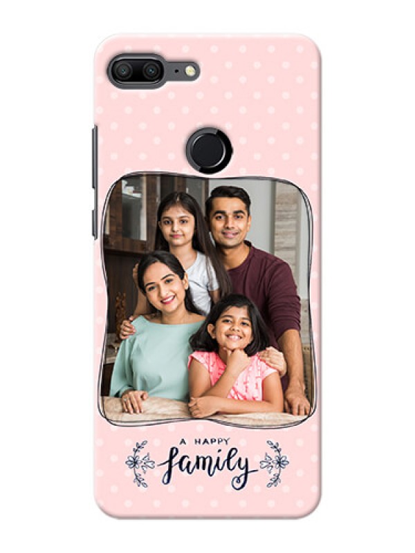 Custom Huawei Honor 9 Lite A happy family with polka dots Design