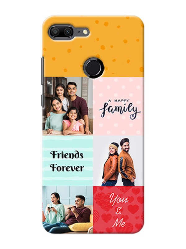 Custom Huawei Honor 9 Lite 4 image holder with multiple quotations Design