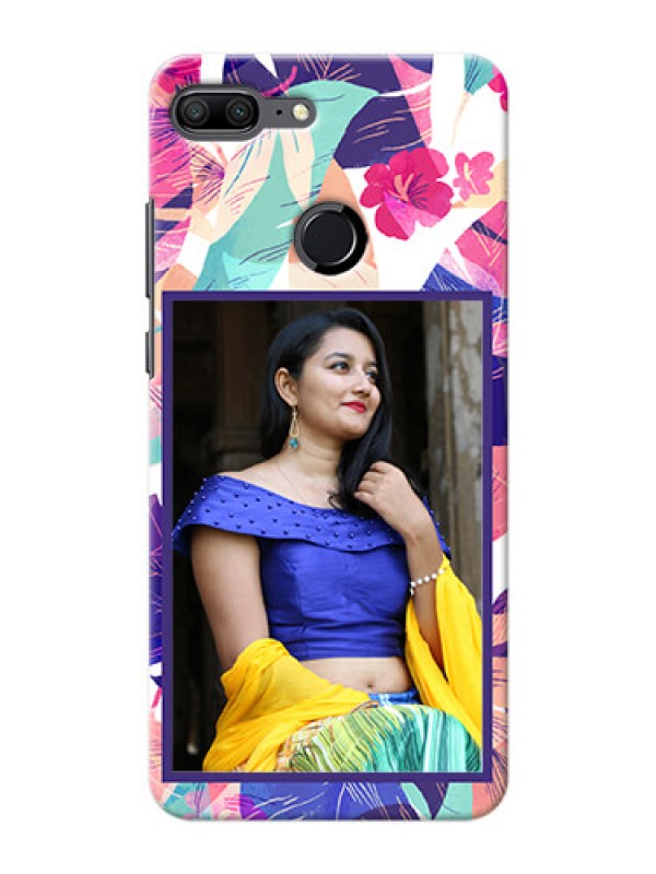 Custom Huawei Honor 9 Lite abstract floral Design