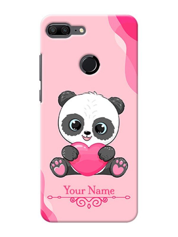 Custom Honor 9 Lite Mobile Back Covers: Cute Panda Design