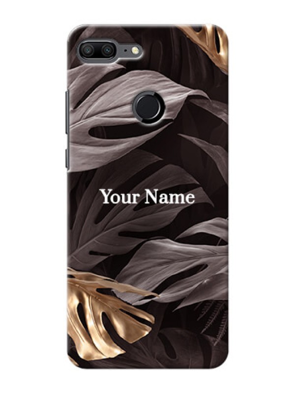 Custom Honor 9 Lite Mobile Back Covers: Wild Leaves digital paint Design