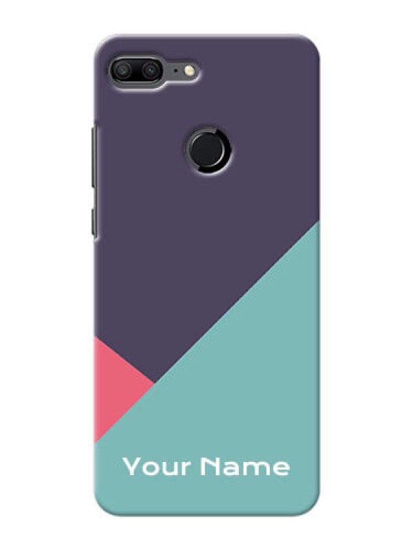 Custom Honor 9 Lite Custom Phone Cases: Tri Color abstract Design