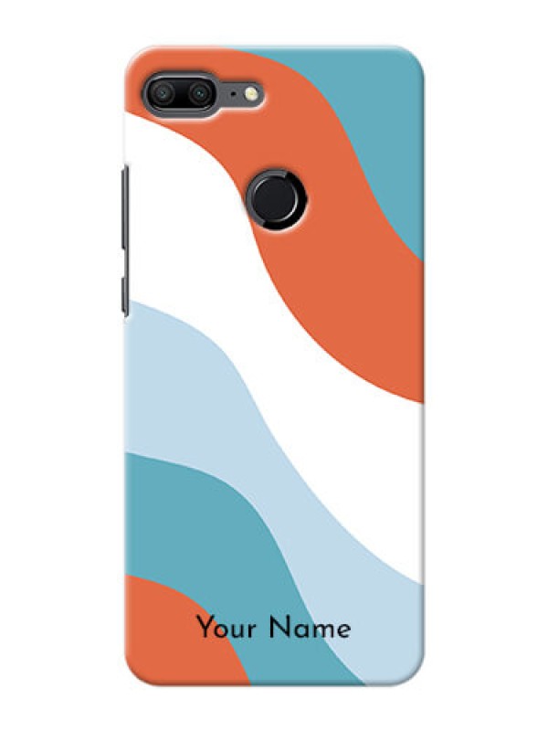 Custom Honor 9 Lite Mobile Back Covers: coloured Waves Design
