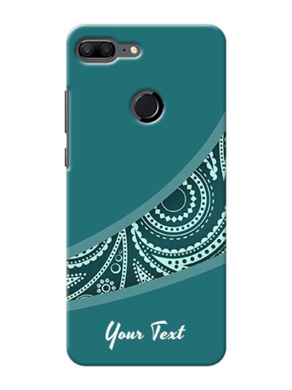 Custom Honor 9 Lite Custom Phone Covers: semi visible floral Design