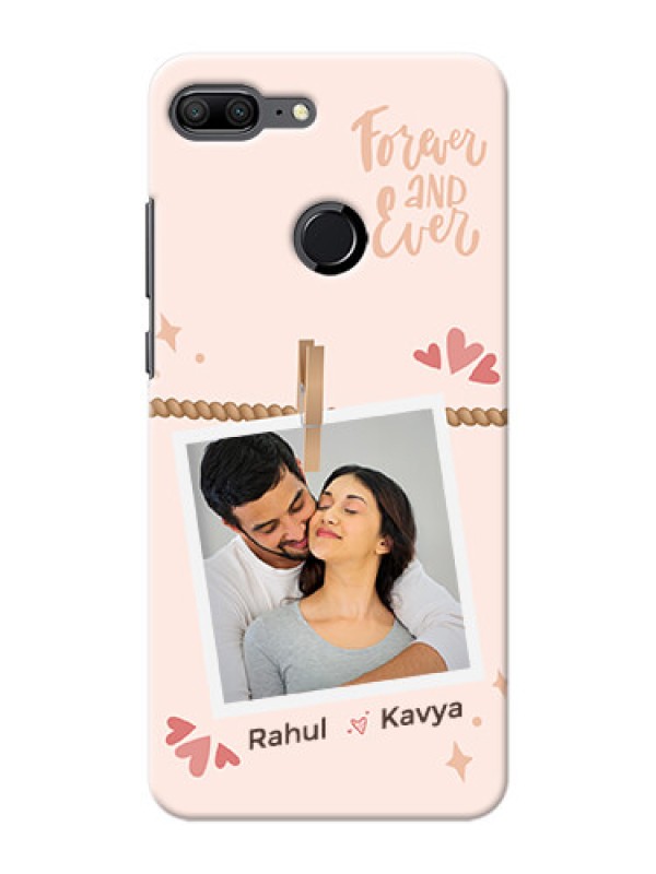 Custom Honor 9 Lite Phone Back Covers: Forever and ever love Design