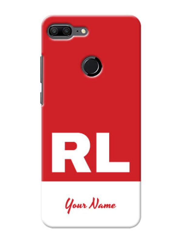 Custom Honor 9 Lite Custom Phone Cases: dual tone custom text Design