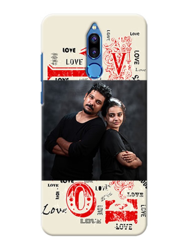 Custom Huawei Honor 9i Lovers Picture Upload Mobile Case Design