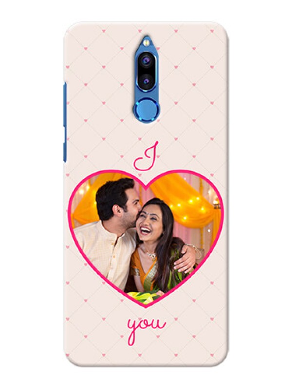 Custom Huawei Honor 9i Love Symbol Picture Upload Mobile Case Design