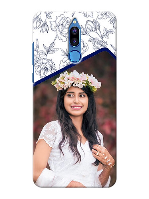 Custom Huawei Honor 9i Floral Design Mobile Cover Design