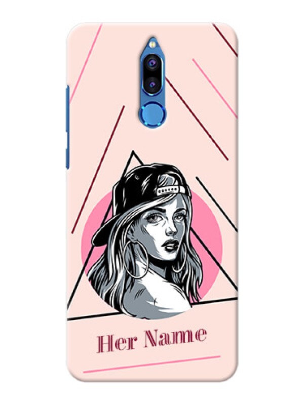 Custom Honor 9i Custom Phone Cases: Rockstar Girl Design