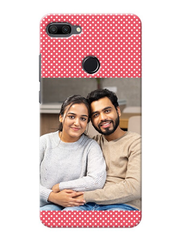 Custom Huawei Honor 9n Custom Mobile Case with White Dotted Design