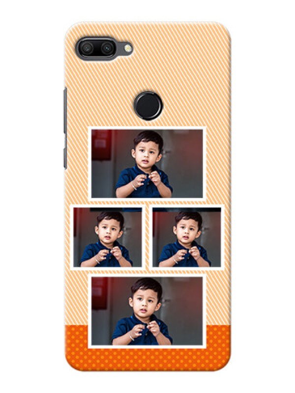 Custom Huawei Honor 9n Mobile Back Covers: Bulk Photos Upload Design