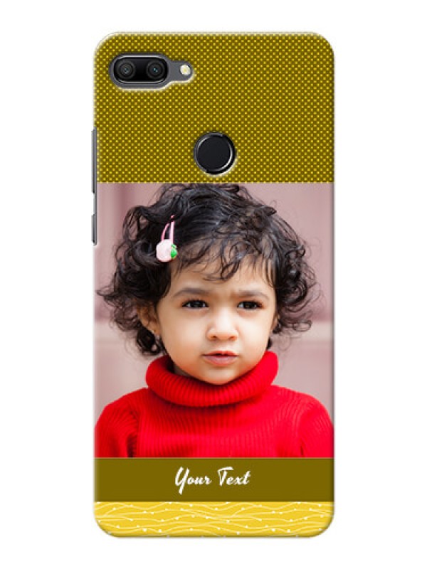 Custom Huawei Honor 9n custom mobile back covers: Simple Green Color Design