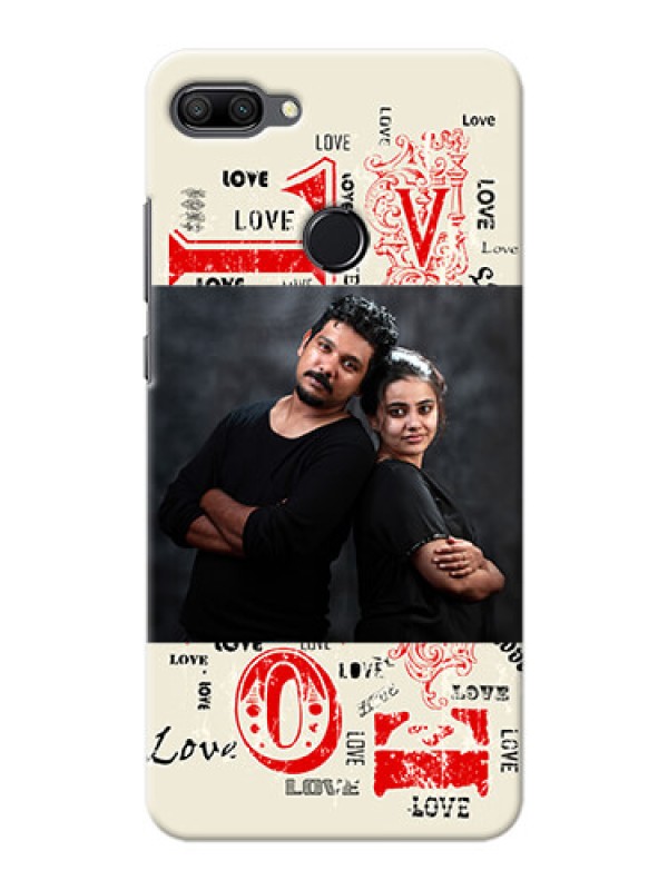 Custom Huawei Honor 9n mobile cases online: Trendy Love Design Case