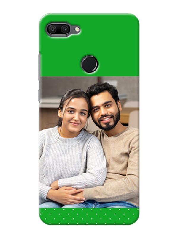 Custom Huawei Honor 9n Personalised mobile covers: Green Pattern Design