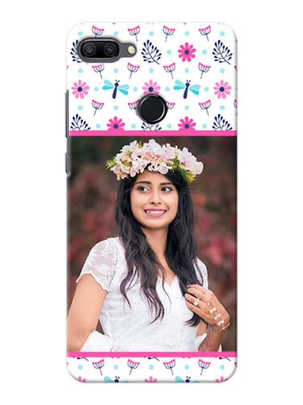 Custom Huawei Honor 9n Mobile Covers: Colorful Flower Design