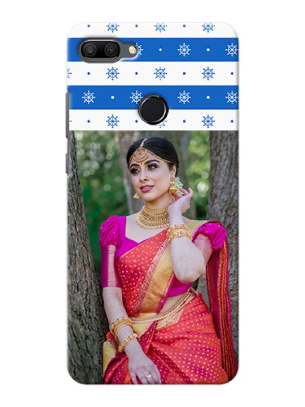 Custom Huawei Honor 9n custom mobile covers: Snow Pattern Design