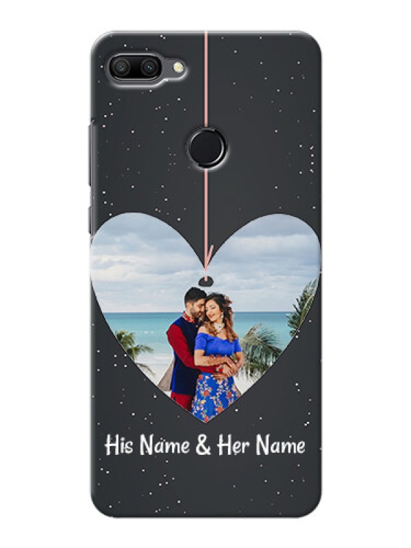 Custom Huawei Honor 9n custom phone cases: Hanging Heart Design