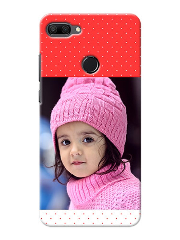Custom Huawei Honor 9n personalised phone covers: Red Pattern Design