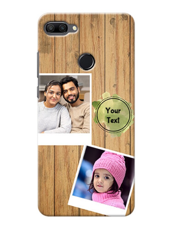 Custom Huawei Honor 9n Custom Mobile Phone Covers: Wooden Texture Design