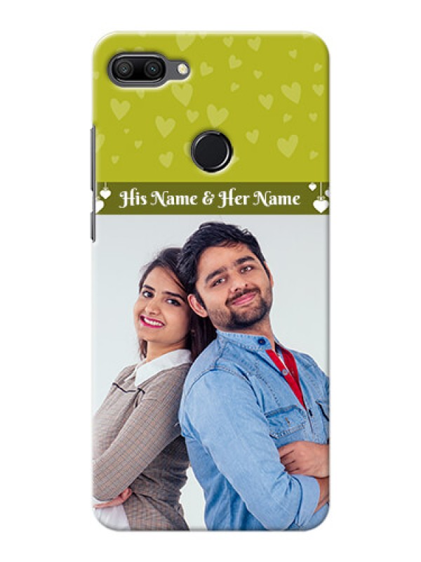 Custom Huawei Honor 9n custom mobile covers: You & Me Heart Design