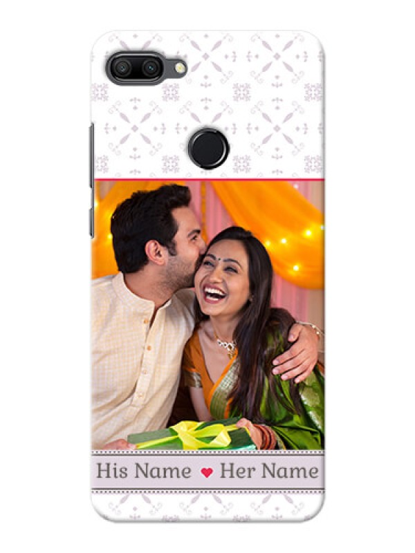 Custom Huawei Honor 9n Phone Cases with Photo and Ethnic Design