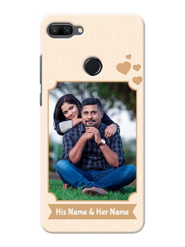 Custom Huawei Honor 9n mobile phone cases with confetti love design 