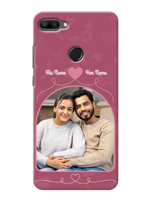 Custom Huawei Honor 9n mobile phone covers: Love Floral Design