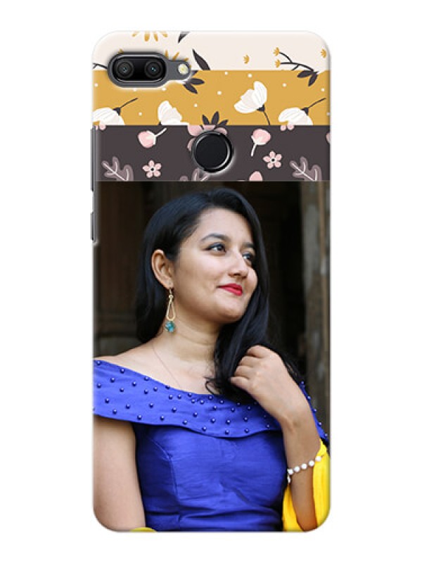 Custom Huawei Honor 9n mobile cases online: Stylish Floral Design