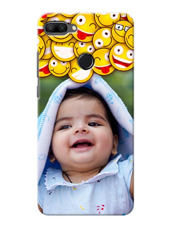 Custom Huawei Honor 9n Custom Phone Cases with Smiley Emoji Design