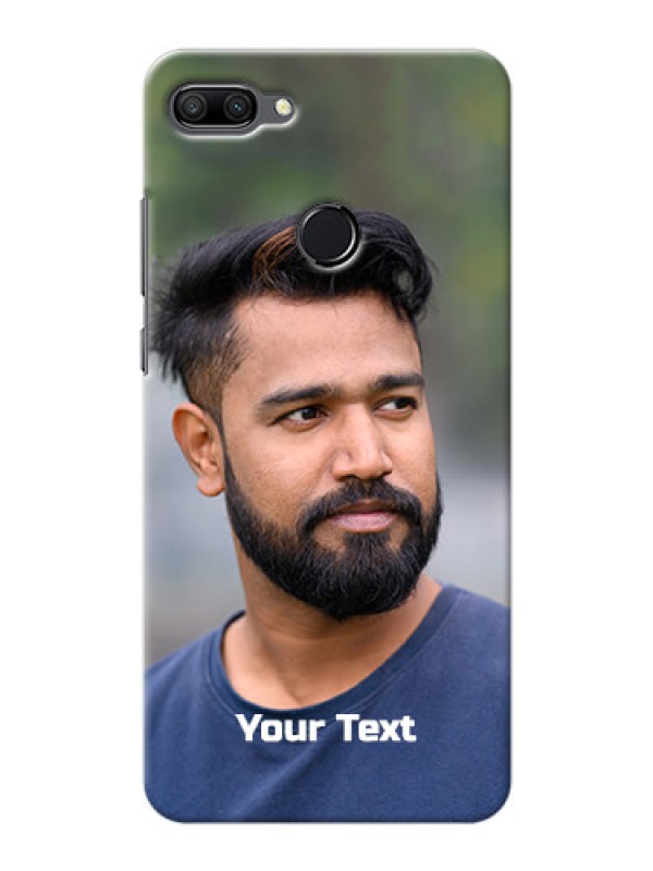 Custom Honor 9N Mobile Cover: Photo with Text
