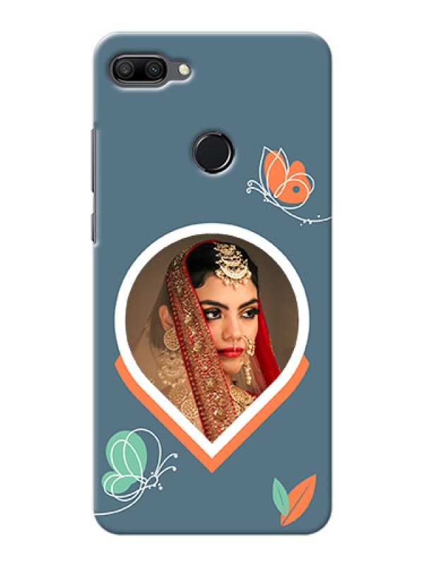 Custom Honor 9N Custom Mobile Case with Droplet Butterflies Design