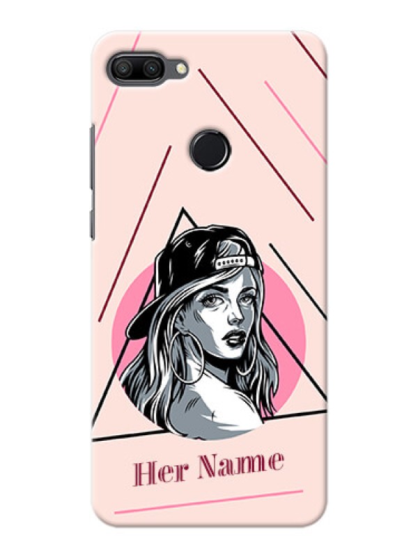 Custom Honor 9N Custom Phone Cases: Rockstar Girl Design