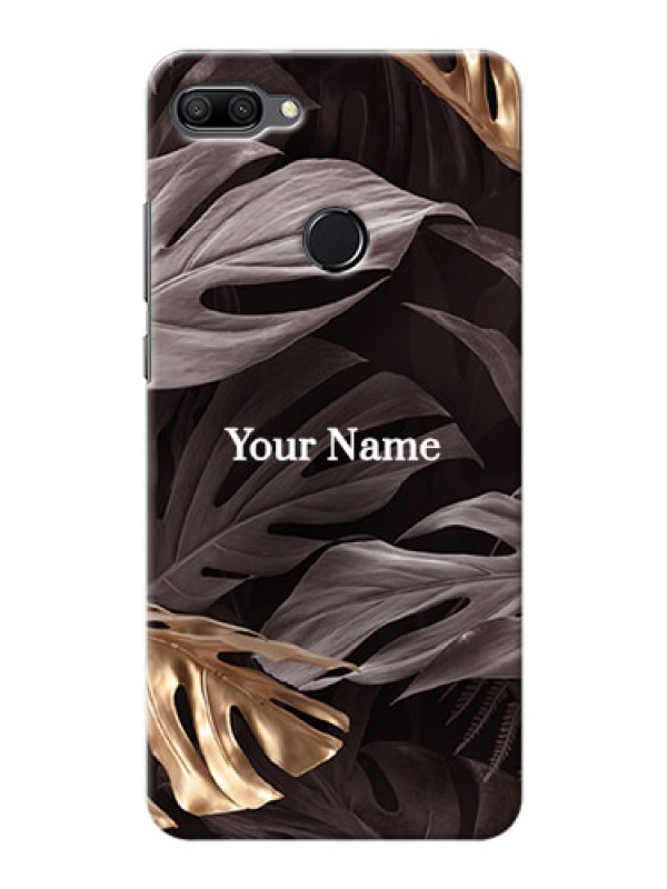 Custom Honor 9N Mobile Back Covers: Wild Leaves digital paint Design
