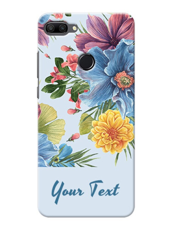 Custom Honor 9N Custom Phone Cases: Stunning Watercolored Flowers Painting Design