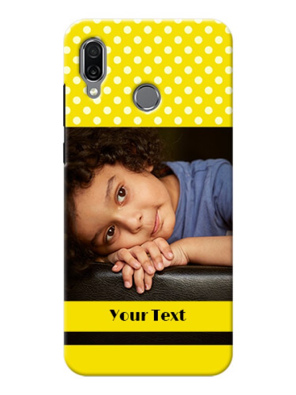 Custom Huawei Honor Play Custom Mobile Covers: Bright Yellow Case Design