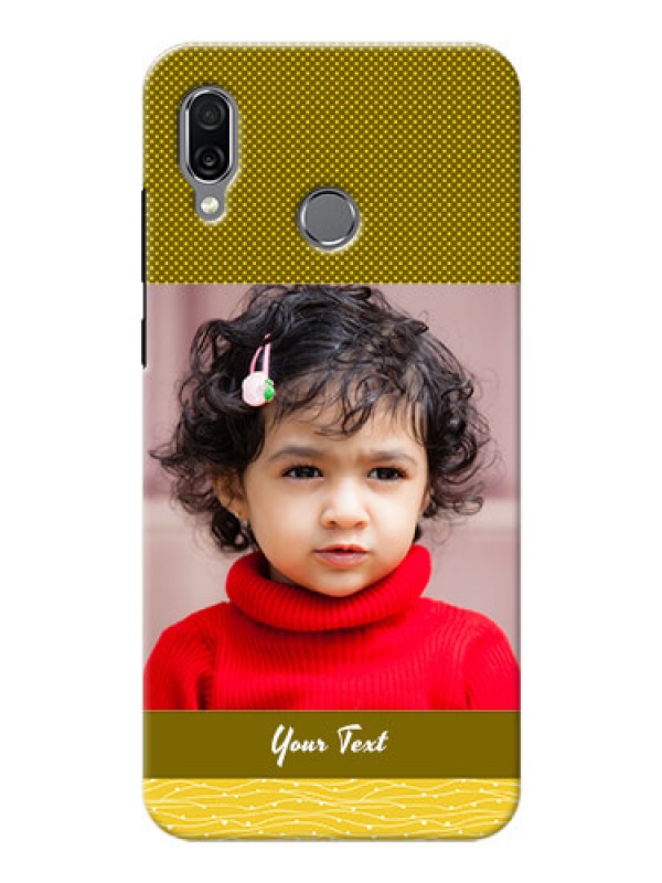 Custom Huawei Honor Play custom mobile back covers: Simple Green Color Design