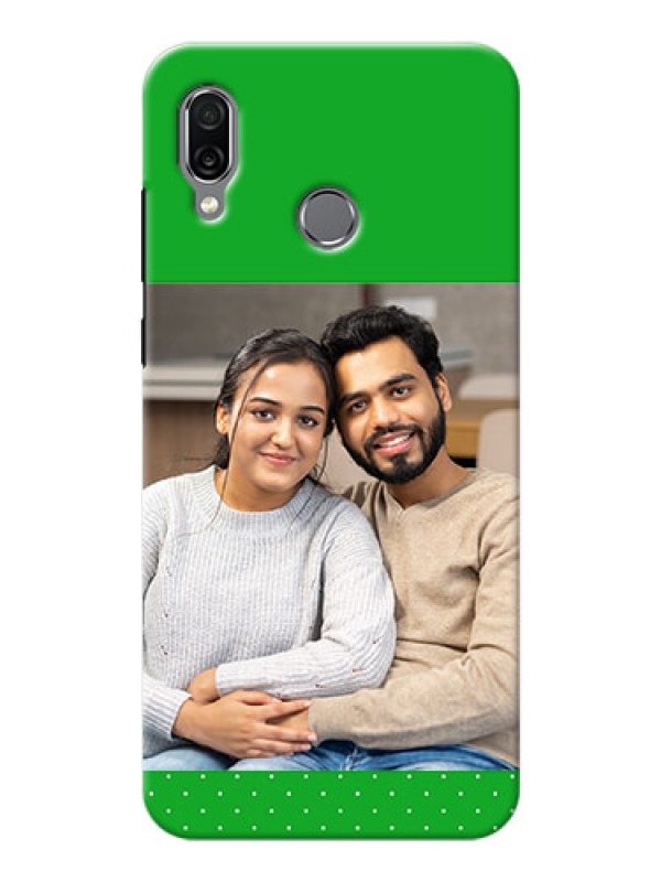 Custom Huawei Honor Play Personalised mobile covers: Green Pattern Design