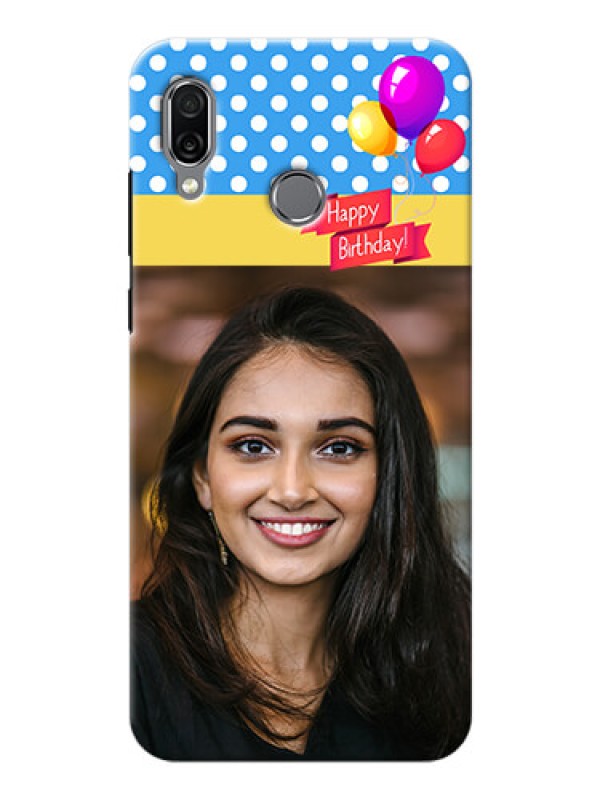 Custom Huawei Honor Play custom mobile back covers: Happy Birthday Design