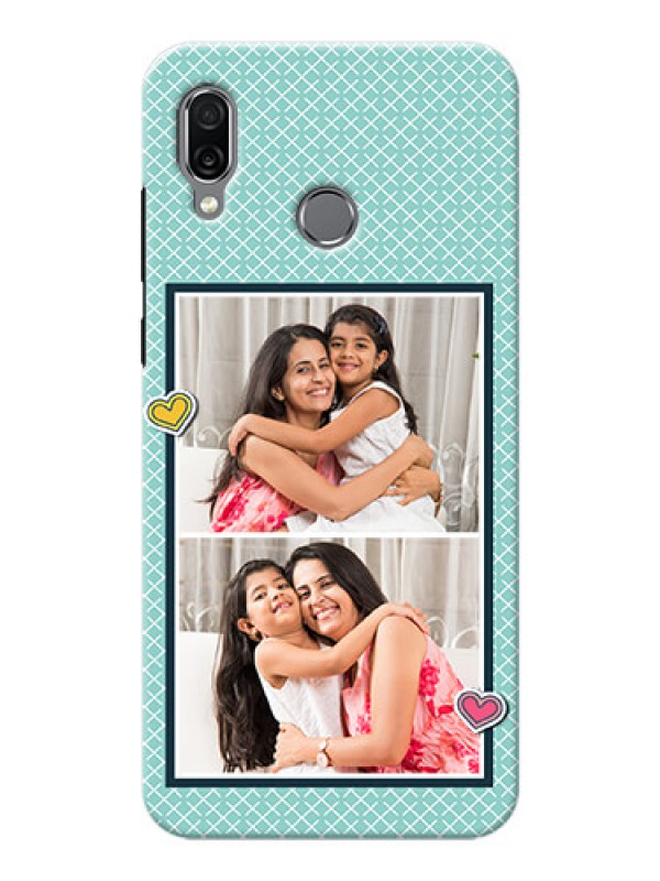 Custom Huawei Honor Play Custom Phone Cases: 2 Image Holder with Pattern Design
