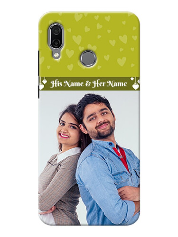 Custom Huawei Honor Play custom mobile covers: You & Me Heart Design