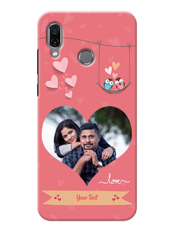 Custom Huawei Honor Play custom phone covers: Peach Color Love Design 